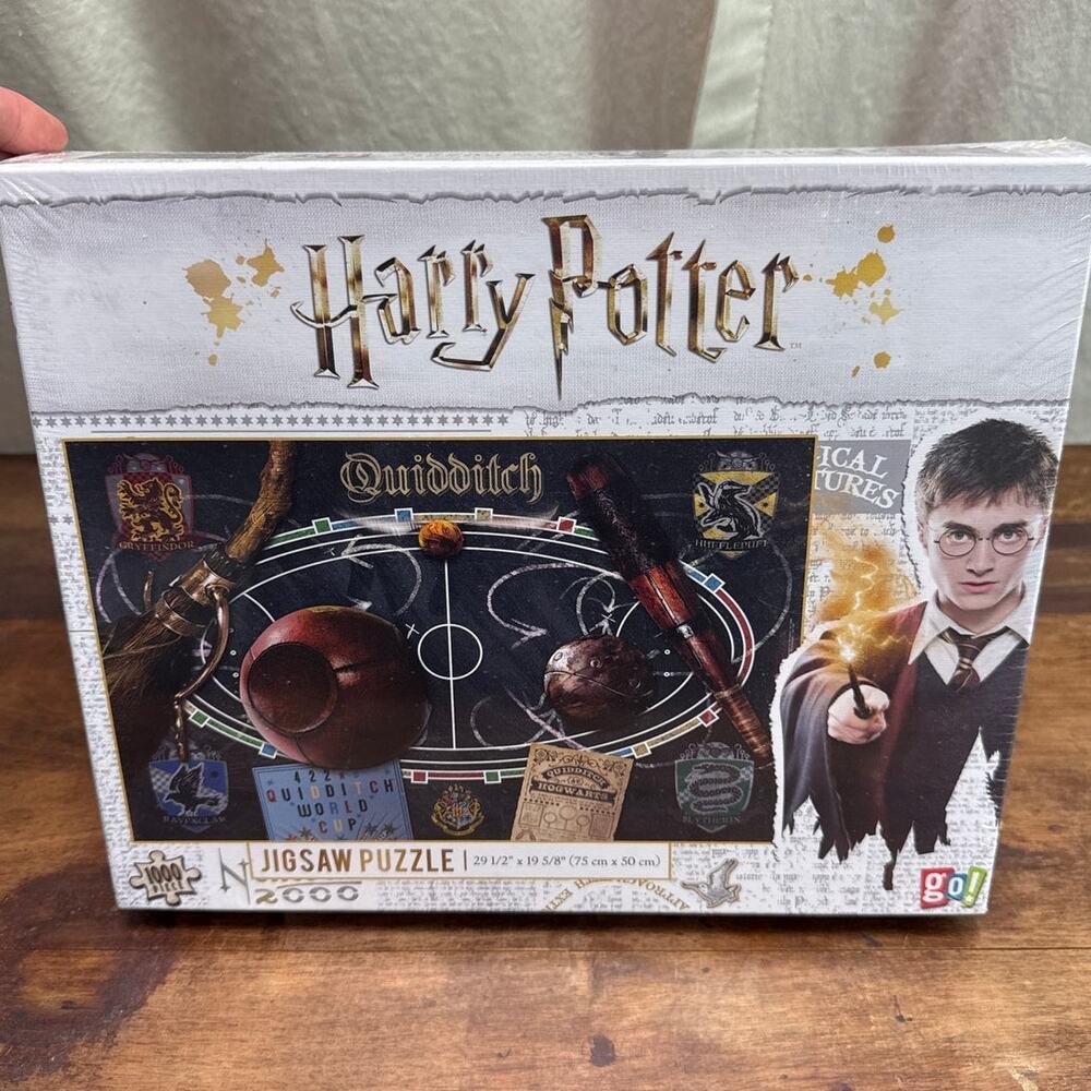 Harry Potter Quidditch 1000 Piece Jigsaw Puzzle By Go! Games Sealed NEW Ages 12+
